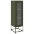 Aparador de acero laminado en frío verde oliva 36x39x123