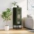 Aparador de acero laminado en frío verde oliva 36x39x123