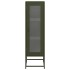 Aparador de acero laminado en frío verde oliva 36x39x123