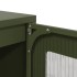 Aparador de acero laminado en frío verde oliva 36x39x123