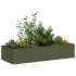 Jardinera acero verde oliva 200x80x40
