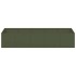 Jardinera acero verde oliva 200x80x40