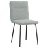 Sillas de comedor giratorias 6 uds terciopelo gris