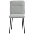 Sillas de comedor giratorias 6 uds terciopelo gris