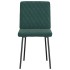Sillas de comedor 6 unidades terciopelo verde