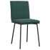 Sillas de comedor 4 unidades terciopelo verde