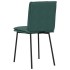 Sillas de comedor 4 unidades terciopelo verde