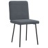 Sillas de comedor 4 unidades terciopelo gris