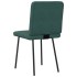 Sillas de comedor 6 unidades terciopelo verde