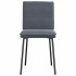 Sillas de comedor 6 unidades terciopelo gris