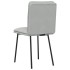 Sillas de comedor 4 unidades terciopelo gris