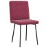 Sillas de comedor 4 unidades terciopelo rojo