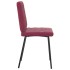 Sillas de comedor 4 unidades terciopelo rojo