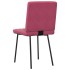 Sillas de comedor 4 unidades terciopelo rojo