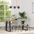 Sillas de comedor 4 unidades terciopelo gris