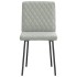Sillas de comedor 4 unidades terciopelo gris