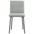Sillas de comedor 4 unidades terciopelo gris