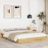 Estructura de cama sin colchón 160x200 cm madera maciza