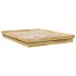 Estructura de cama sin colchón 160x200 cm madera maciza