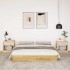 Estructura de cama sin colchón 160x200 cm madera maciza