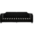 Sofá cama con colchón tela negro 80x200