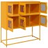 Aparador de acero laminado en frío amarillo 100,5x39x107