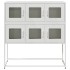 Aparador de acero laminado en frío blanco 100,5x39x107