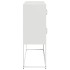 Aparador de acero laminado en frío blanco 100,5x39x107
