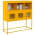 Aparador de acero laminado en frío amarillo 100,5x39x107