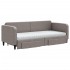 Sofá cama nido con cajones tela gris taupe 80x200