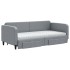 Sofá cama nido con cajones tela gris claro 90x190
