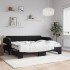 Sofá cama nido con colchón terciopelo negro 80x200