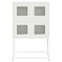 Aparador de acero blanco 68x39x107