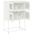 Aparador de acero blanco 68x39x107