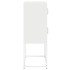Aparador de acero blanco 68x39x107