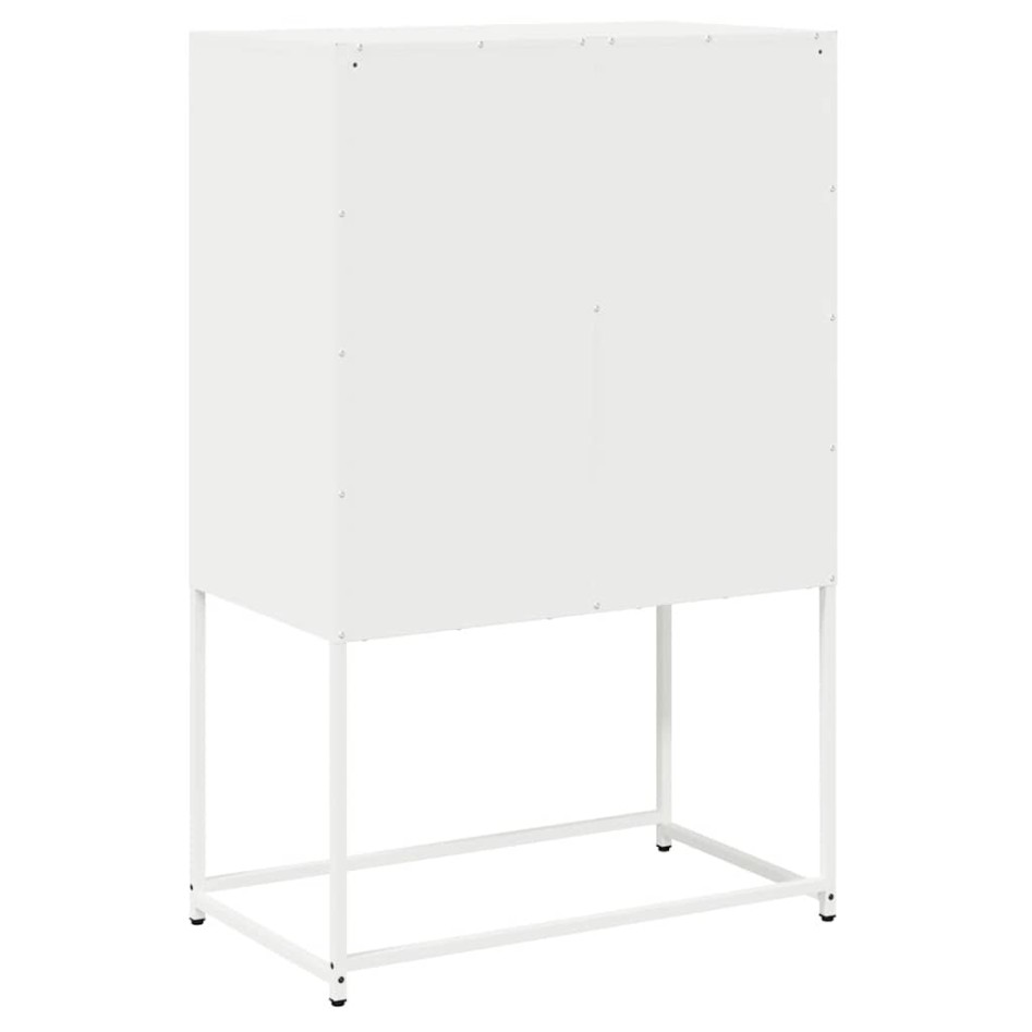 Aparador de acero blanco 68x39x107