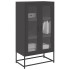 Aparador de acero negro 68x39x123