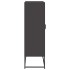 Aparador de acero negro 68x39x123