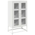 Aparador de acero blanco 68x39x123