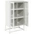 Aparador de acero blanco 68x39x123