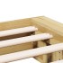 Estructura de cama sin colchón 90x200 cm madera maciza