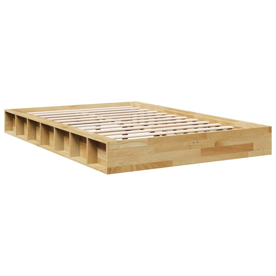 Estructura de cama sin colchón 120x200 cm madera maciza