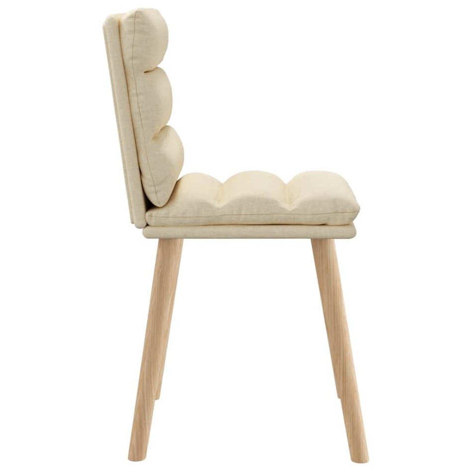 Sillas de comedor 4 unidades tela color