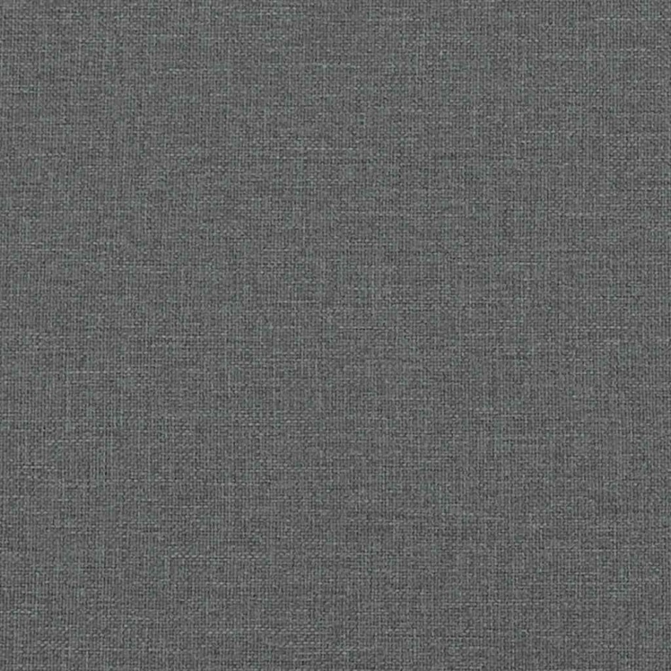 Sillas de comedor giratorias 4 unidades tela gris