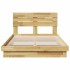 Estructura de cama con cabecero sin colchón 120x190