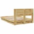 Estructura de cama con cabecero sin colchón 120x190