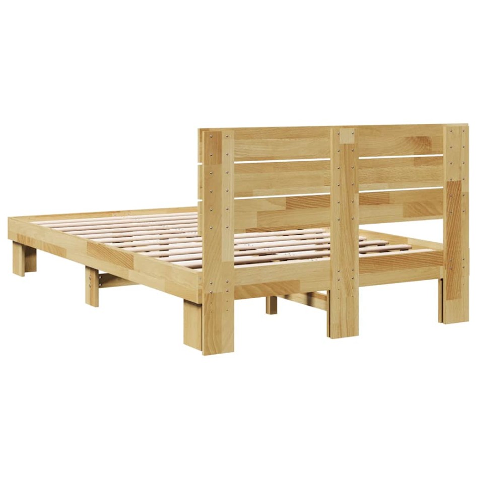 Estructura de cama con cabecero sin colchón 120x190