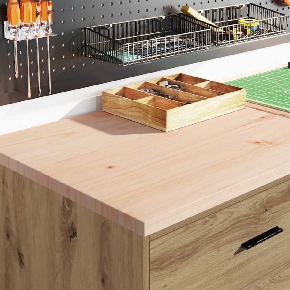 Armario de almacenamiento para garaje Roble Artesano