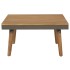 Juego muebles de jardín 4 piezas y cojines madera maciza