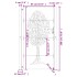 Puerta de jardín acero corten diseño árbol 105x180